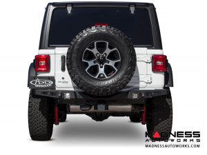 Jeep Wrangler JL Rear Bumper w/ Backup Sensors - Stealth Fighter